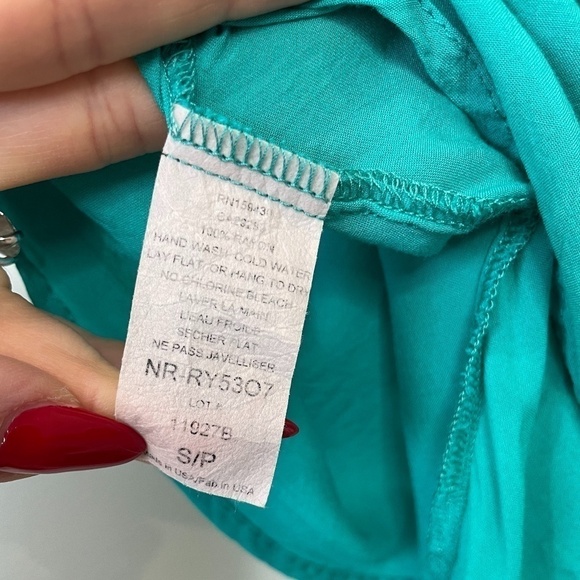 Elan Spaghetti Strap Midi Slip Dress Cover-up In Aqua - Picture 6 of 7